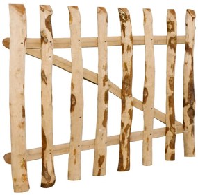 Portão para cerca 1 pc 100x60 cm madeira de aveleira
