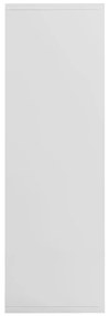 Estante/aparador derivados de madeira branco brilhante