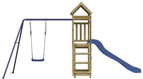 Conjunto de brincar para exterior madeira de pinho impregnada