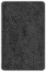 Tapete de Banho Retangular Cinza Escuro 60x90 cm Polipropileno Antider