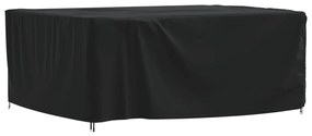 vidaXL Capa para mobiliário de jardim 242x182x100 cm 420D oxford preto