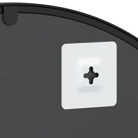 Espelho de parede arqueado 60x110 cm ferro preto