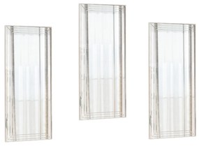 Conjunto de Espelhos Decorativos "Chiaro Mini" - Transparente - 30x70x