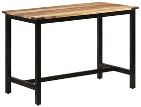 Mesa de jantar 110x60x76 cm madeira de mangueira maciça