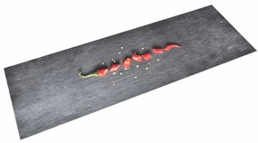 Tapete de cozinha lavável com design malagueta 60x180 cm