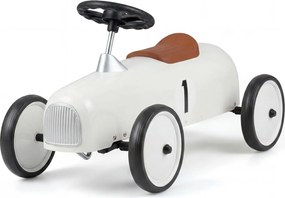 Andador de Bebé Vintage, 75 x 39 x 40 cm, Volante Multifuncional, Branco