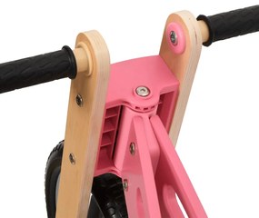 Bicicleta de equilíbrio para criança rosa