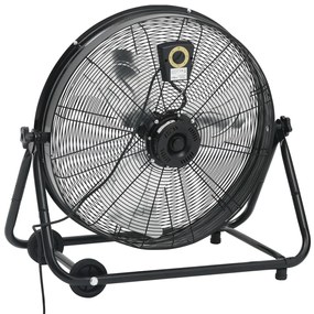 Ventoinha de tambor industrial 60 cm 172,5 W preto