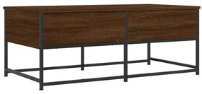Mesa de centro 100x51x40 cm derivados madeira carvalho castanho