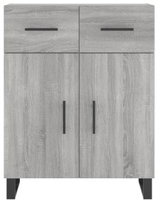 Armário alto 69,5x34x180 cm derivados de madeira sonoma cinza