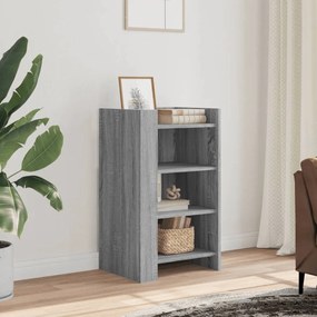 vidaXL Aparador 45x35x75 cm derivados de madeira cinzento sonoma