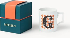Westwing x MEISSEN, Caneca artesanal com motivo decorativo Initials