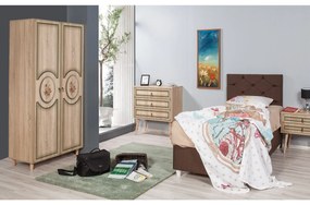 Roupeiro Stil – Carvalho Sonoma – 90x192x52 cm