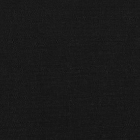 Estrutura de cama sem colchão 160x200 cm tecido preto