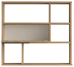 Prateleira de Parede ON5 – Nogueira – 90,1x81x22 cm