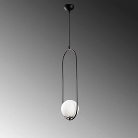 Chandelier Mudoni – Preto e Branco – 20 x 15 cm