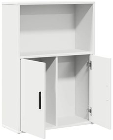 Estante 60x24x85 cm derivados de madeira branco