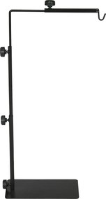 PawHut Suporte para lâmpada de aquecimento para terrários, ajustável em altura, 40x15x95cm, Preto | Aosom Portugal
