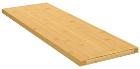 vidaXL Prateleira de parede 60x20x1,5 cm bambu