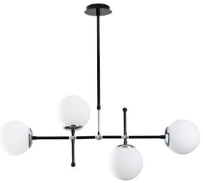 Chandelier My Legend – Preto e Branco – 90 x 15 cm