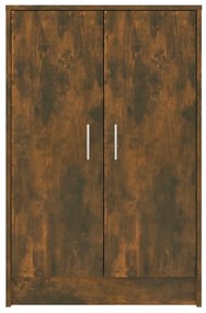 Sapateira 60x35x92 cm derivados de madeira carvalho fumado