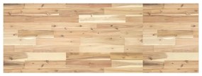 vidaXL Tampo p/ móvel casa de banho 140x50x2 acácia maciça não tratada