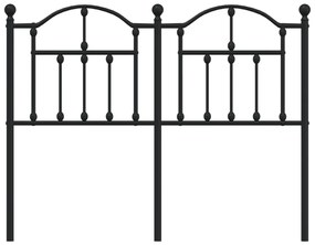 Cabeceira de cama 120 cm metal preto