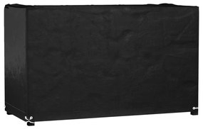 Capa p/ mobiliário de jardim 8 ilhós 125x55x75 cm retangular