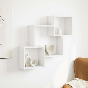 Armário de parede 78x18x71 cm derivados de madeira branco