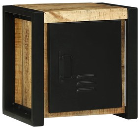 Armário de Parede para Casa de Banho 40x30x40 cm Madeira Sólida de Man