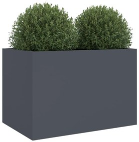 Vaso/floreira 62x47x46 cm aço antracite