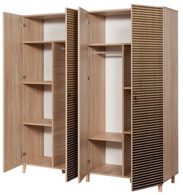 Roupeiro Imaj – Carvalho Sonoma – 180x192x52 cm