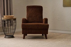 Cadeira de Orelhas Kana – Castanha – 76x91x87 cm