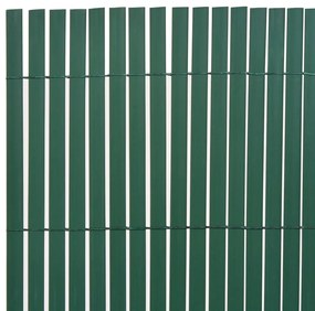 Cerca de jardim dupla face 110x400 cm verde