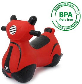 Scooter vermelha insuflável Saltitante Infantil com bomba