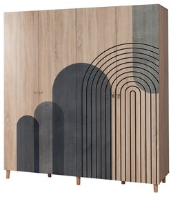 Roupeiro Loni – Sonomo – 180x192x52 cm