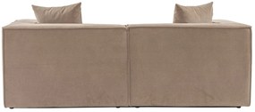 Sofá de 2 Lugares Sora – Cappuccino – 190 cm x 65 cm x 95 cm