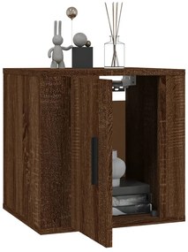 Móveis de TV de parede 2 pcs 40x34,5x40 cm carvalho castanho