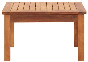 Mesa de centro p/ jardim 60x60x36 cm madeira de acácia maciça