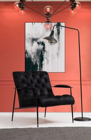 Cadeira Wing Matilda – Preto – 75x80x85 cm