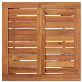Conjunto de bar para jardim 3 pcs madeira de acácia maciça