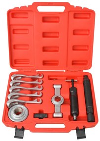 vidaXL Extrator de Engrenagem Vermelho Aço