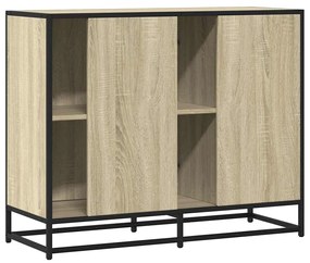 Aparador 92x35x76 cm derivados de madeira carvalho sonoma