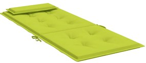 Almofadões p/ cadeira encosto alto 6 pcs oxford verde brilhante