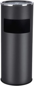 Cinzeiro de exterior em aço inox com cinzeiro removível | SONGMICS | 25.2 x 25.2 x 60.4 cm | LTB17C.