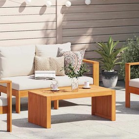 vidaXL Mesa Lateral Castanho 90 x 45 x 35 cm Madeira Sólida de Acácia