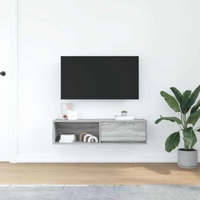 Móvel de TV 100x31x25,5 cm derivados de madeira cinzento sonoma