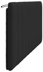 Almofadão de cabeceira 180 cm veludo preto