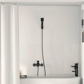 vidaXL Conjunto de Cabeça de Chuveiro Preto G 1 / 2 polegadas