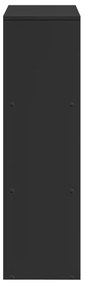 Estante divisória 3 níveis 99x29x99 cm derivados madeira preto